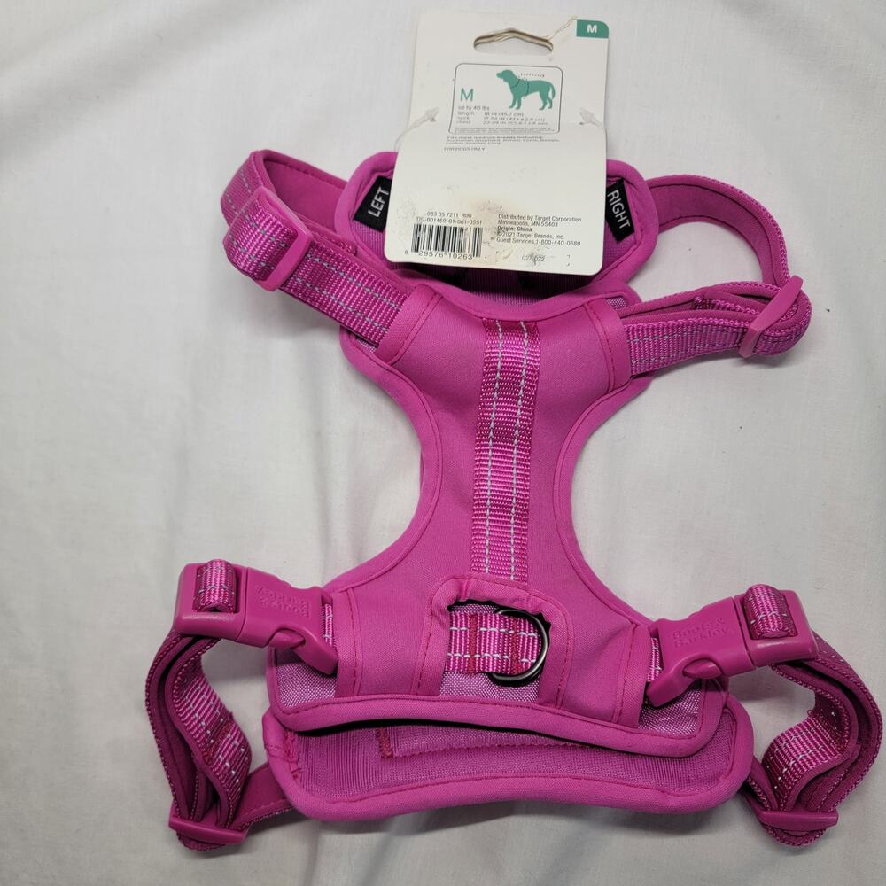Boots and Barkley Dog Harness Medium 40 lbs Reflective Padded  Anti Choke NWT - Picture 3 of 11